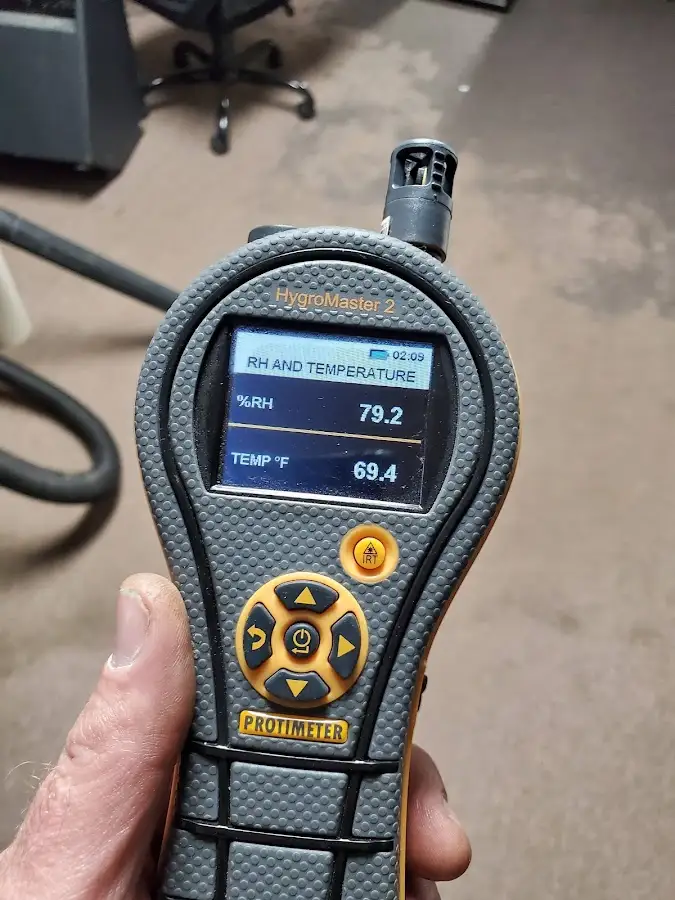 Moisture meter humidity assessment for Mold Remediation & Removal in Rock Hill